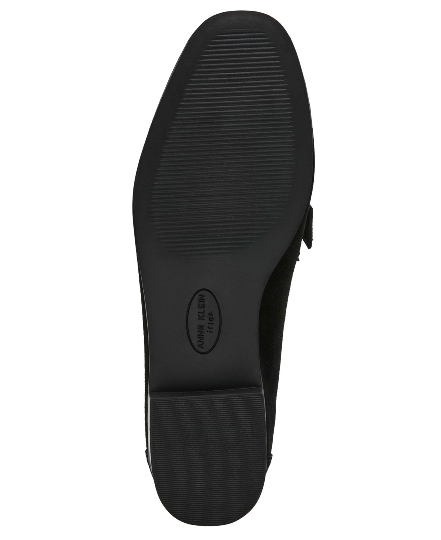 Женские туфли Anne Klein Bowie Round Toe Suede, цвет: Чёрный замшевый — фото 5