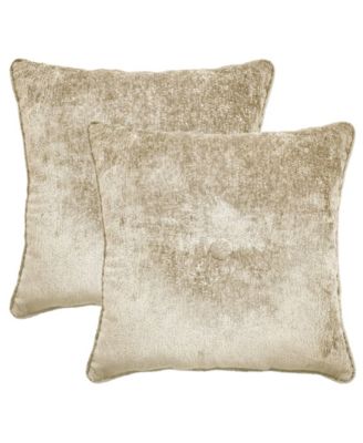 Delmonico Chenille 2-Pack Decorative Pillows, 20" x 20"
