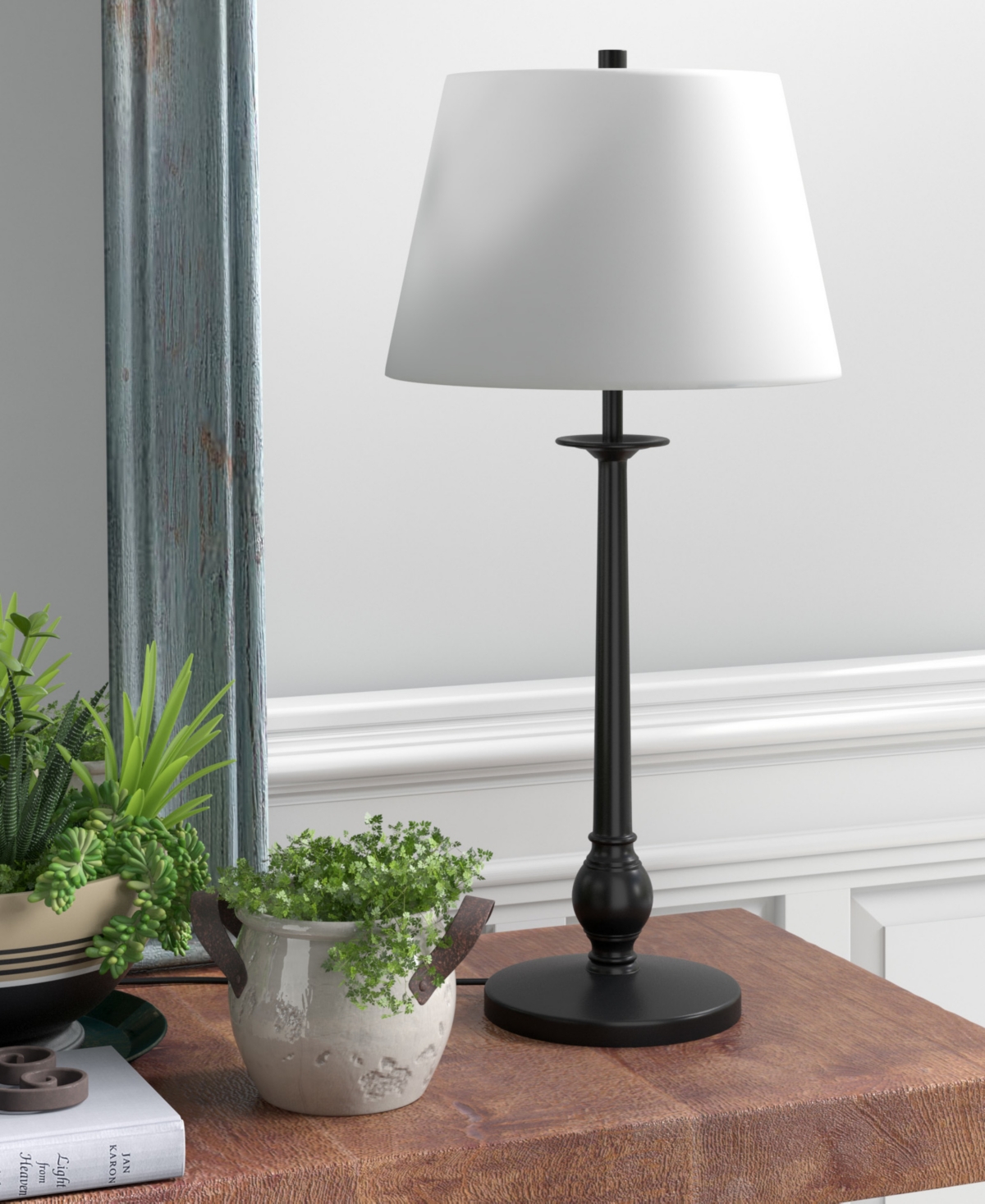 Hudson & Canal Wilmer 28" Metal Tall Table Lamp