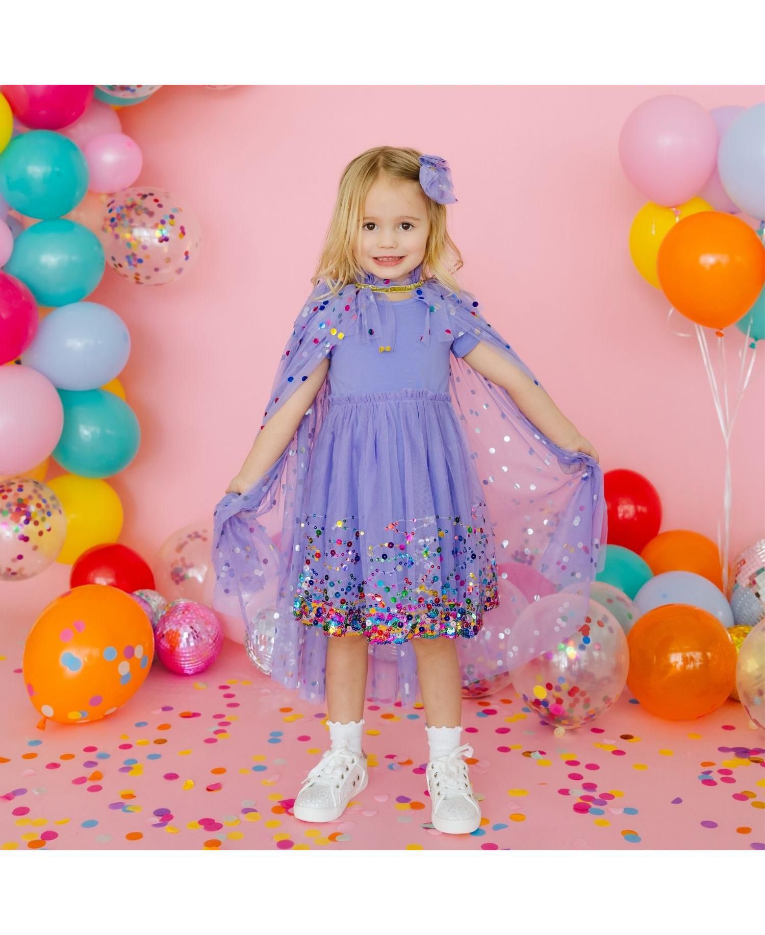 Child Girl's Confetti Cape