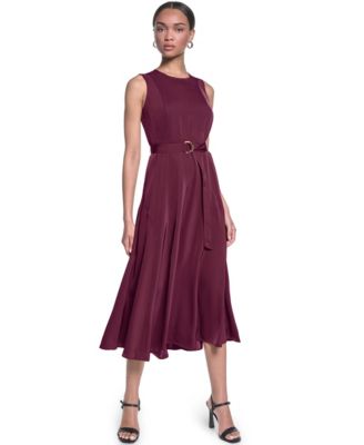 Women's Twill Midi Dress