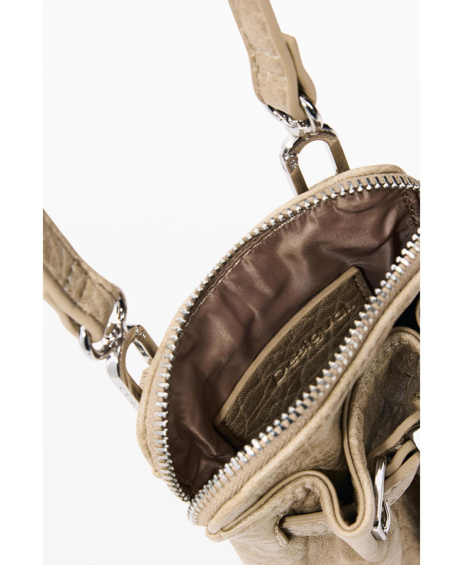 Women's Beige mobile phone holder