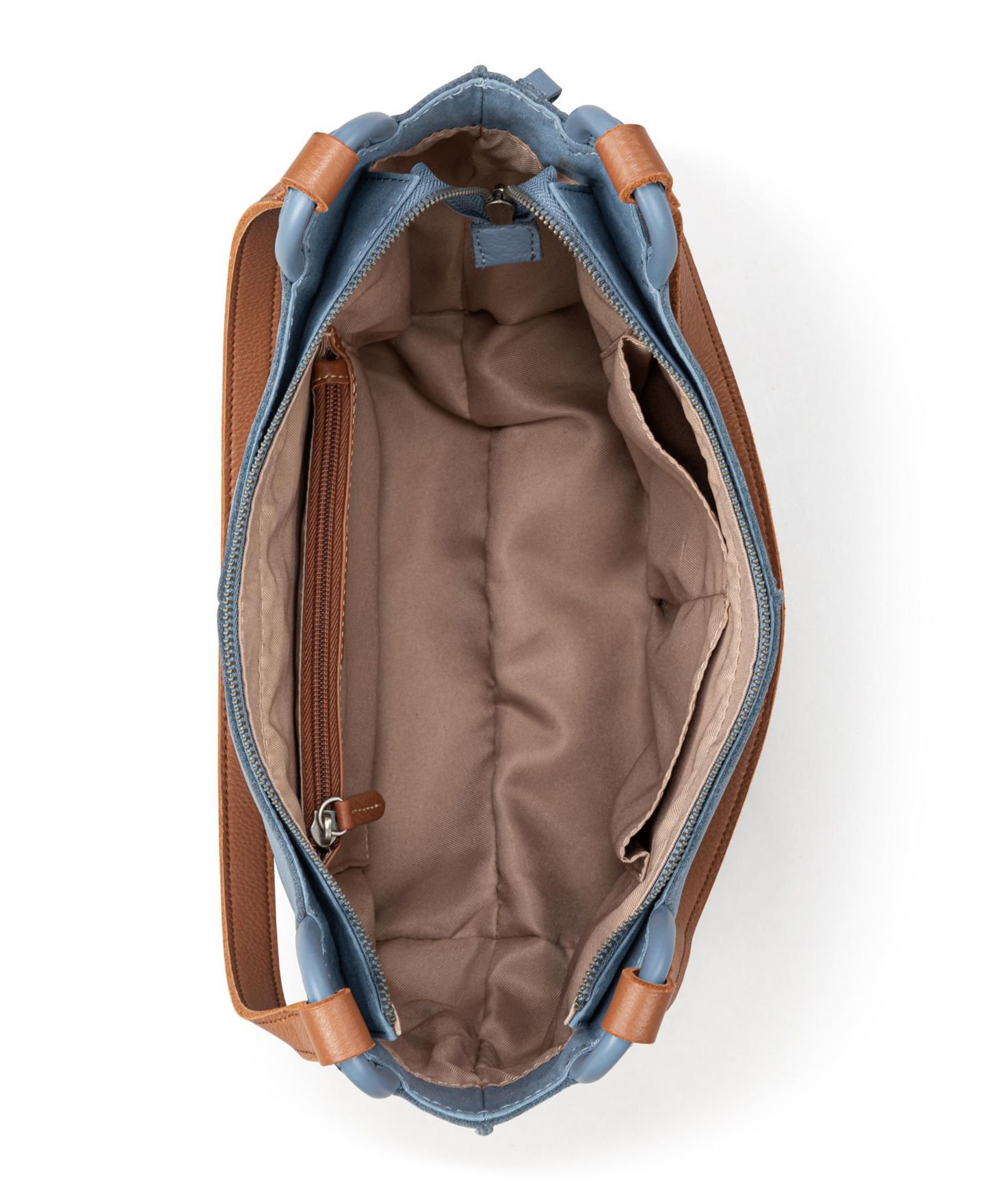 Женская сумка The Sak Los Feliz Leather Zipper Satchel, цвет: Maritime — фото 3
