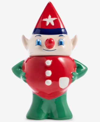 100th Thanksgiving Day Parade Ceramic Figural Elf Cookie Jar
