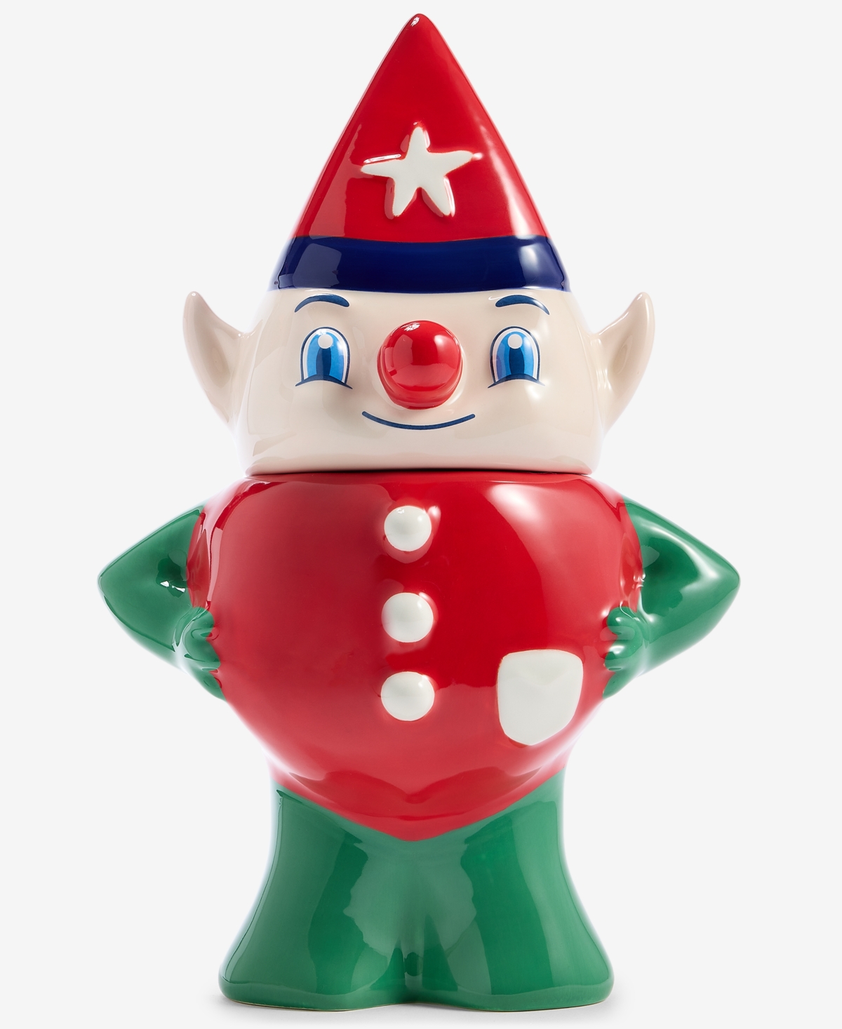 Macy's 100th Thanksgiving Day Parade Ceramic Figural Elf Cookie Jar, Macy's Exclusive
