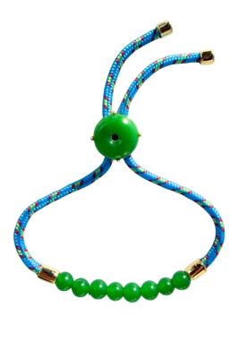 seree Paracord Jade Slider Bracelet - Blue