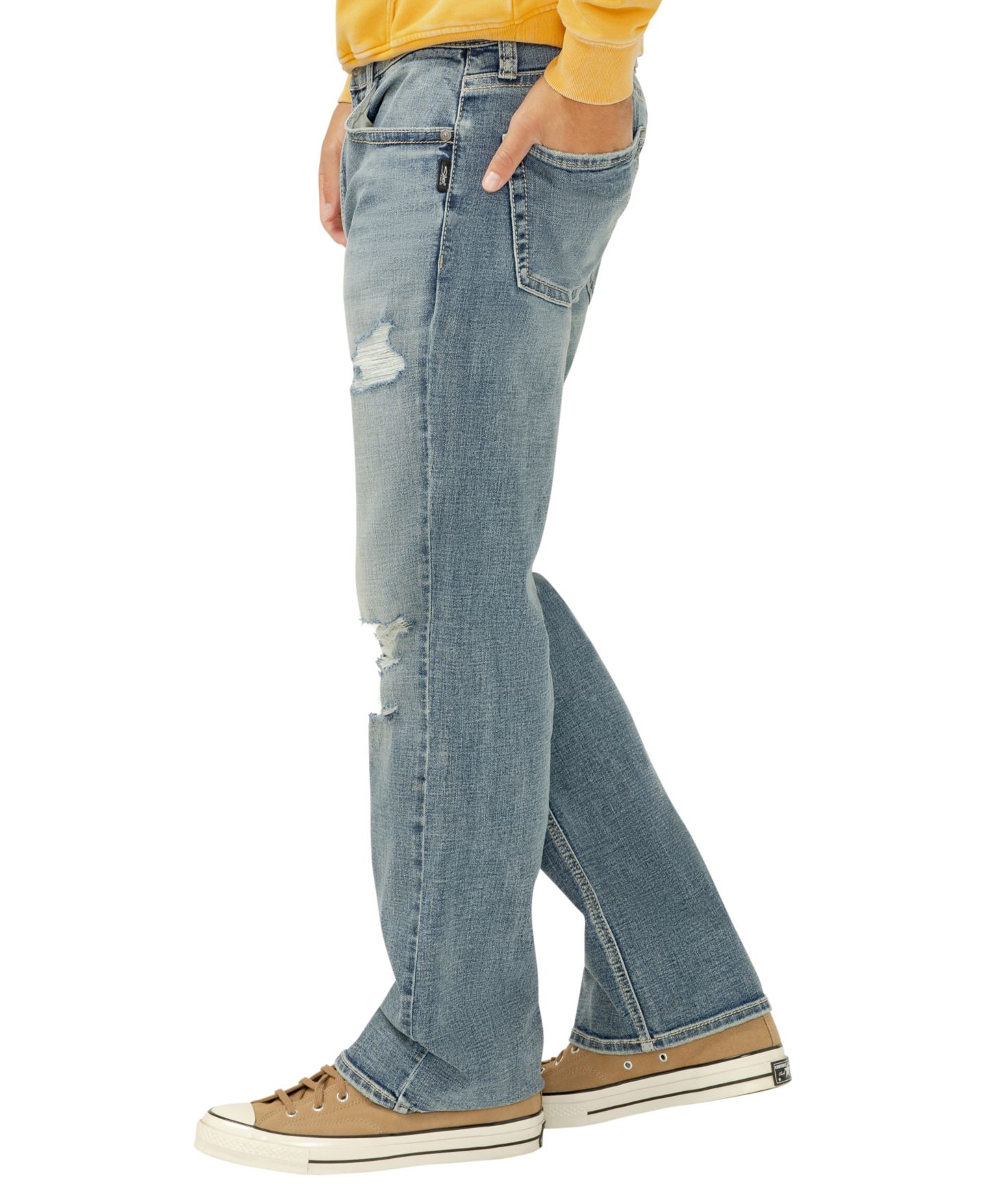 Мужские джинсы Silver Jeans Co. Zac Regular-Fit, цвет: Thunderstorm — фото 2