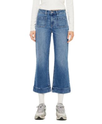 Women's Angelina High Rise Crop Flare Jeans