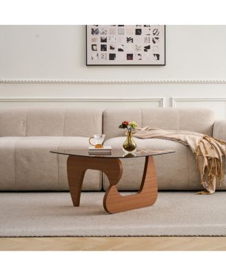 Mid-Century Modern Wood Farmhouse Coffee Table