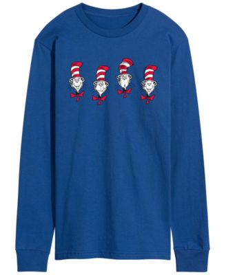 Men's Dr. Seuss Cat In The Hat Heads&nbsp;Long-Sleeve Graphic T-Shirt