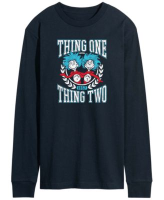 Men's Dr. Seuss Things Collegiate&nbsp;Long-Sleeve Graphic T-Shirt