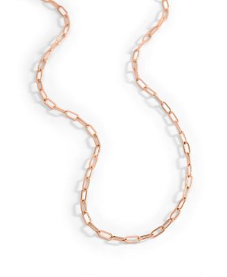 Thin Paperclip Necklace