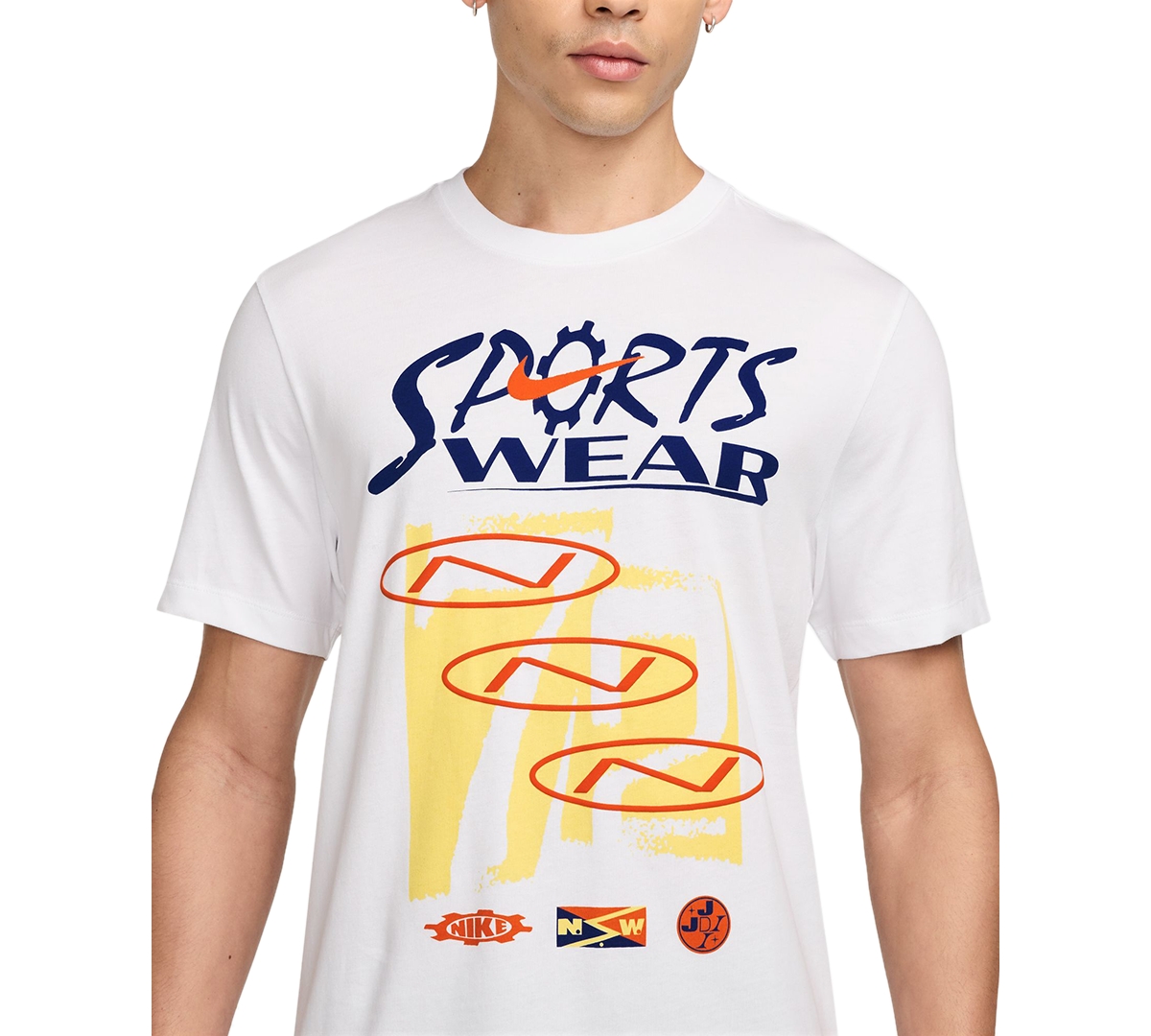 Nike Men's Sportswear Crewneck Short-Sleeve Graphic T-Shirt