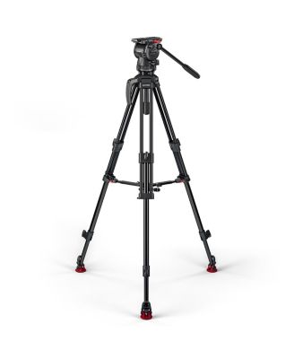 FSB 6 MK II Fluid Head with 75/2 AL MK II Aluminum Tripod, Mid-Level Spreader and Rubber Feet