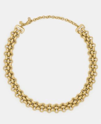 Cubic Zirconia Chain Reaction Choker Necklace