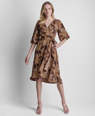 sleeveless formal women's black off the shoulder dress Printed Sleeveless Midi Dress with Off-Shoulder Design