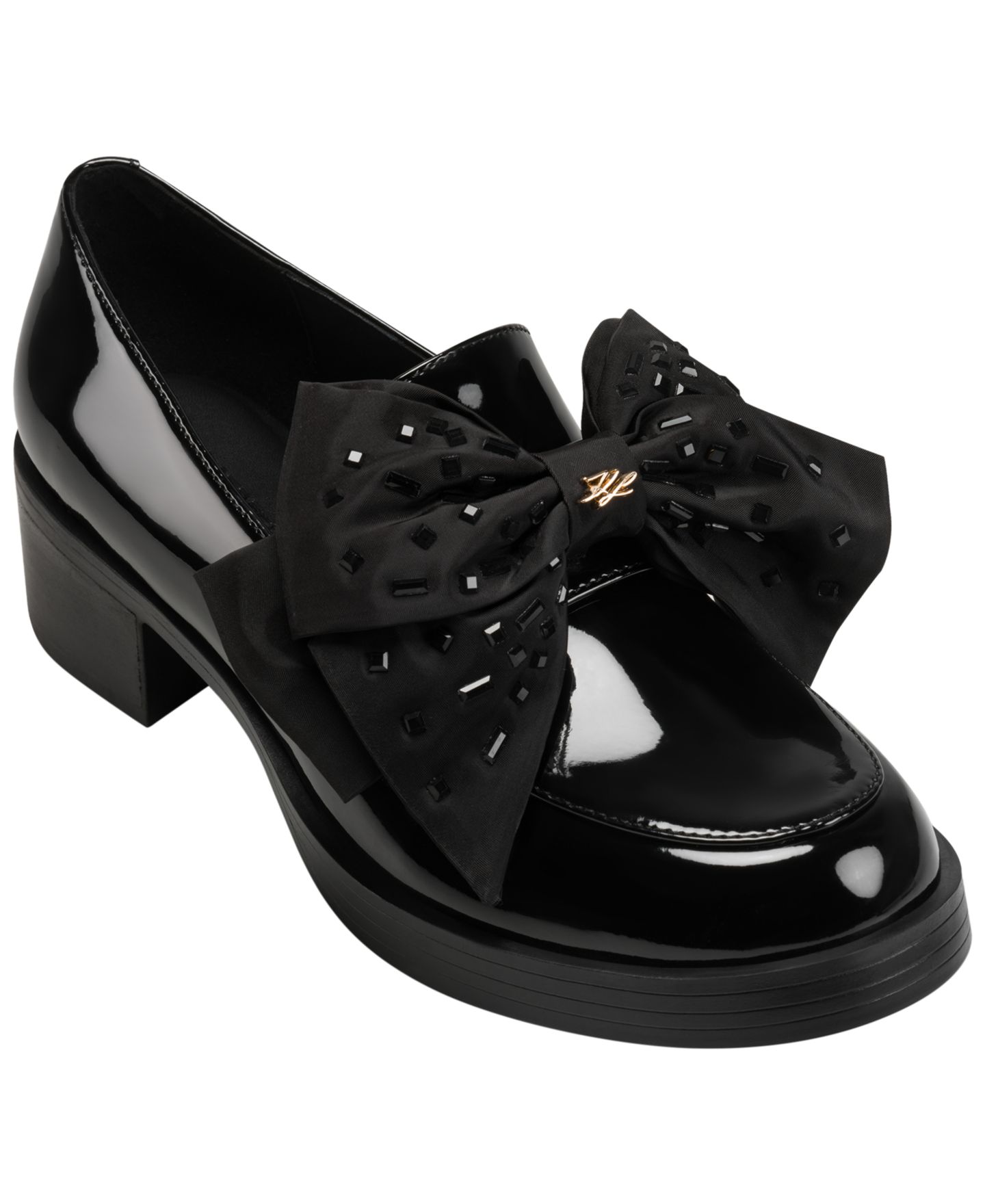Женские туфли KARL LAGERFELD PARIS Camilia Bow, цвет: Чёрный — фото 1