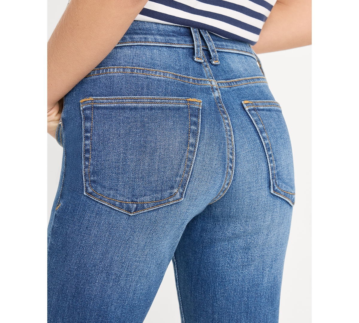 Good American Women's Cotton-Blend Low-Rise Bootcut Jeans