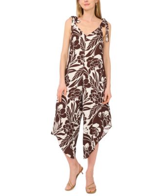 Women's Printed Wide-Leg Jumpsuit
