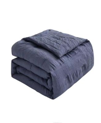 Crinkled Down Alternative Blanket, Full/Queen