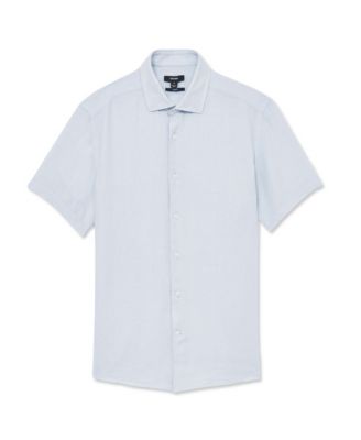 Men's Holiday Linen Short-Sleeve Shirt