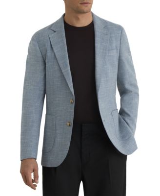 Men's Manci Tailored-Fit Single-Breasted Herringbone Blazer