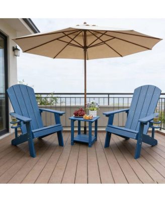 2-Piece All-Season Outdoor Lounge Chairs for Patio and Garden