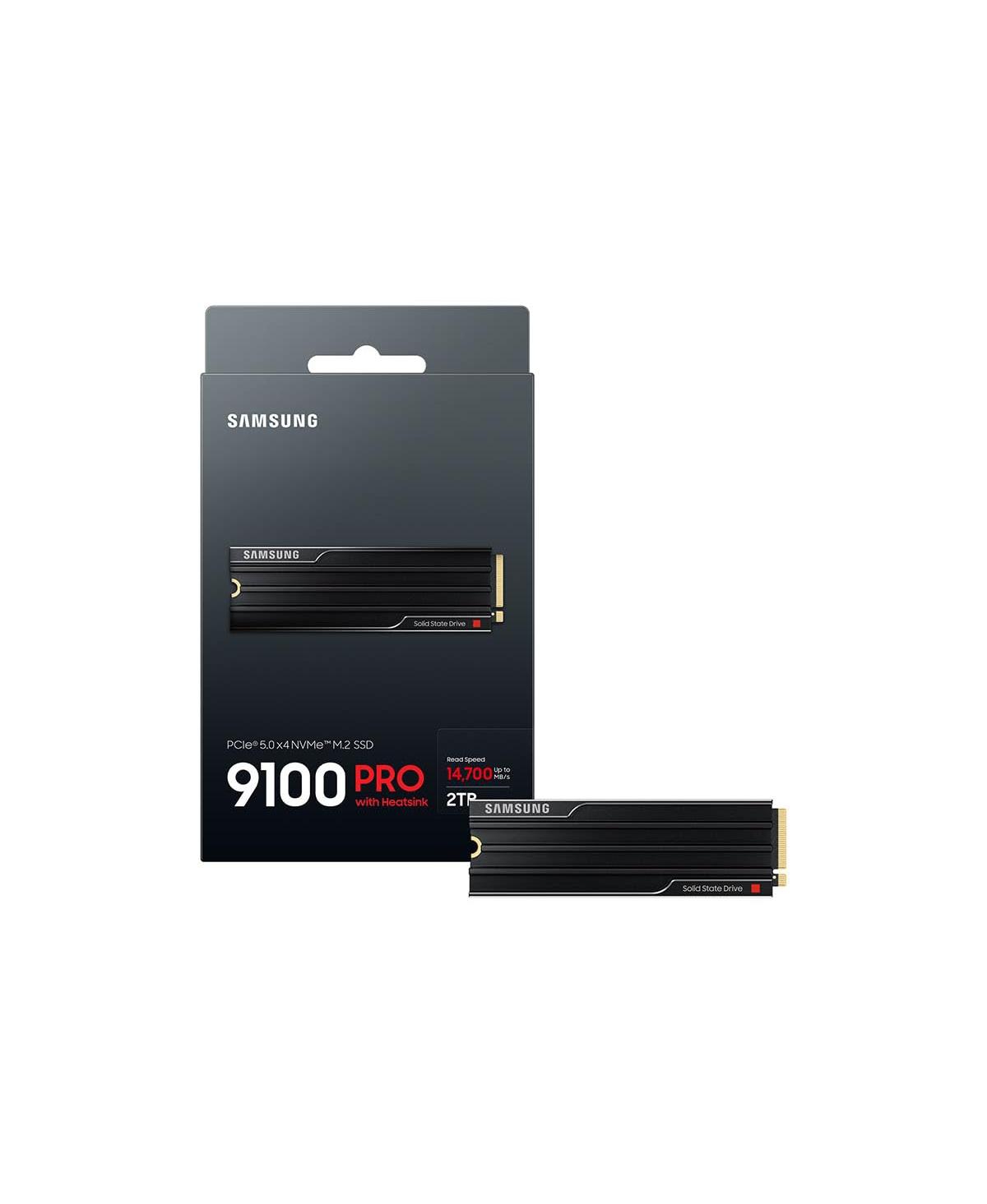 Samsung 9100 Pro with Heatsink Internal Ssd Drive, PCIe 5.0 x4