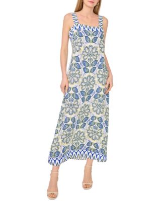 Women's Sleeveless Thick Strap Maxi Dress