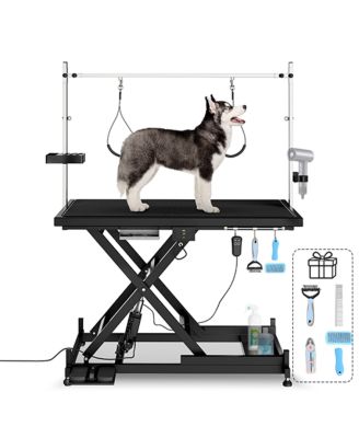 Deluxe Electric Pet Grooming Table, Height Adjustable