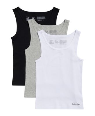 Girls' 6-16 Sleeveless Tank Top, 3-Pack