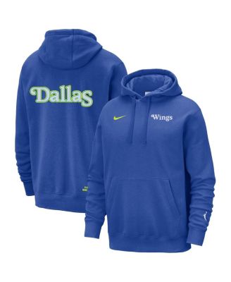 Men's and Women's Blue Dallas Wings Standard Issue Rebel Edition Hoodie