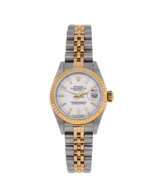 Oyster Perpetual Datejust Automatic Watch in Stainless Steel and Gold 26mm