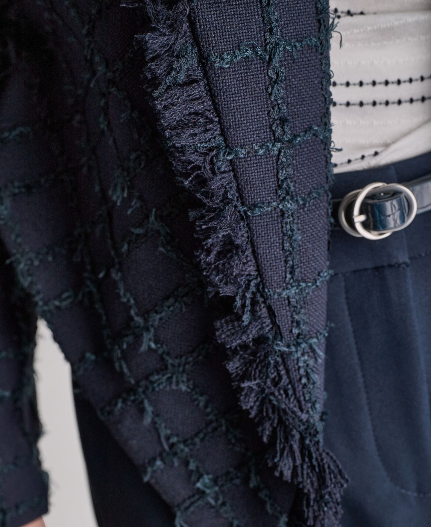 Женская куртка BCBG Open-Front Stand Collar, цвет: Глубокий морской — фото 8