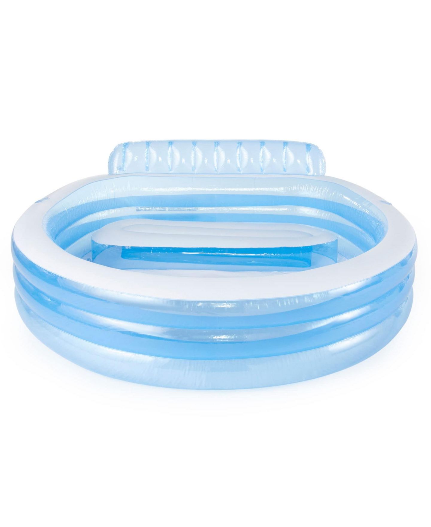 Детская игрушка GNUADZ Swim Center Inflatable Family Lounge Pool, 90"L x 86"W x 31"H, 156 Gallons, Ages 3+, цвет: Синий — фото 3