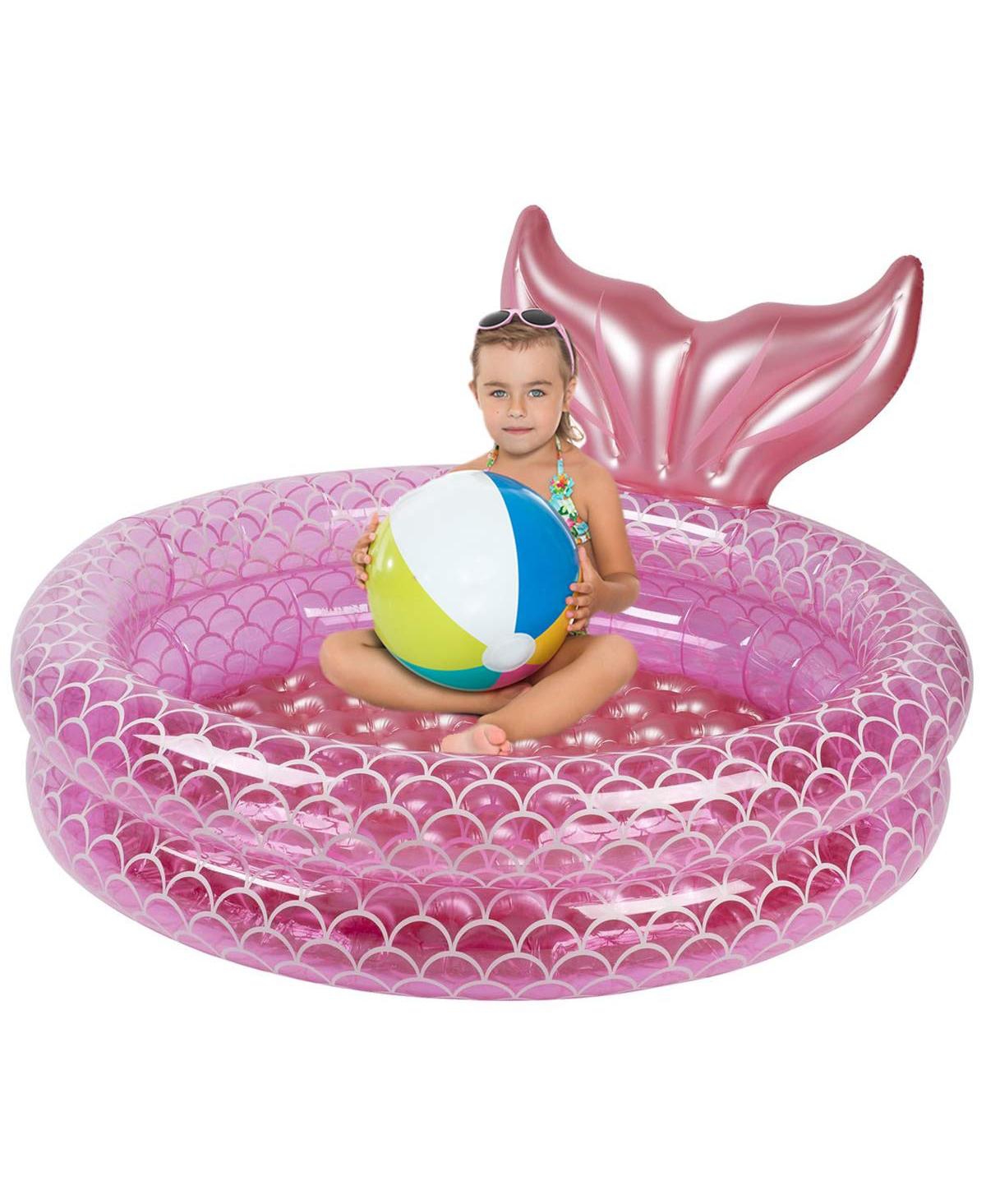 Gnuadz Inflatable Mermaid Ball Pit Pool