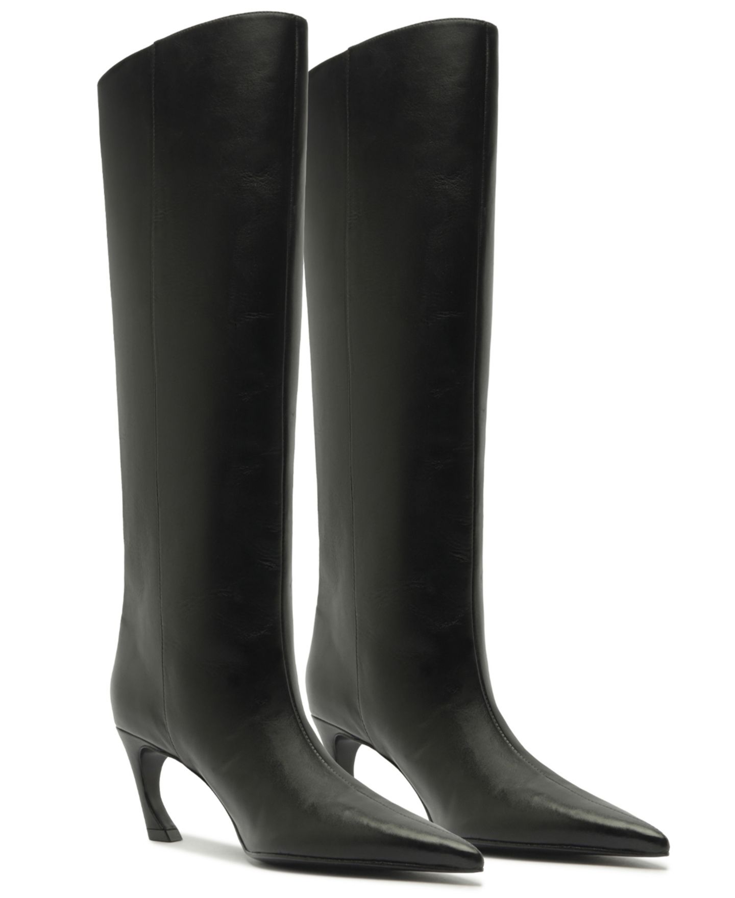Женские ботинки Schutz Lexi Mid Pull-On Dress Boots, цвет: Чёрный — фото 6