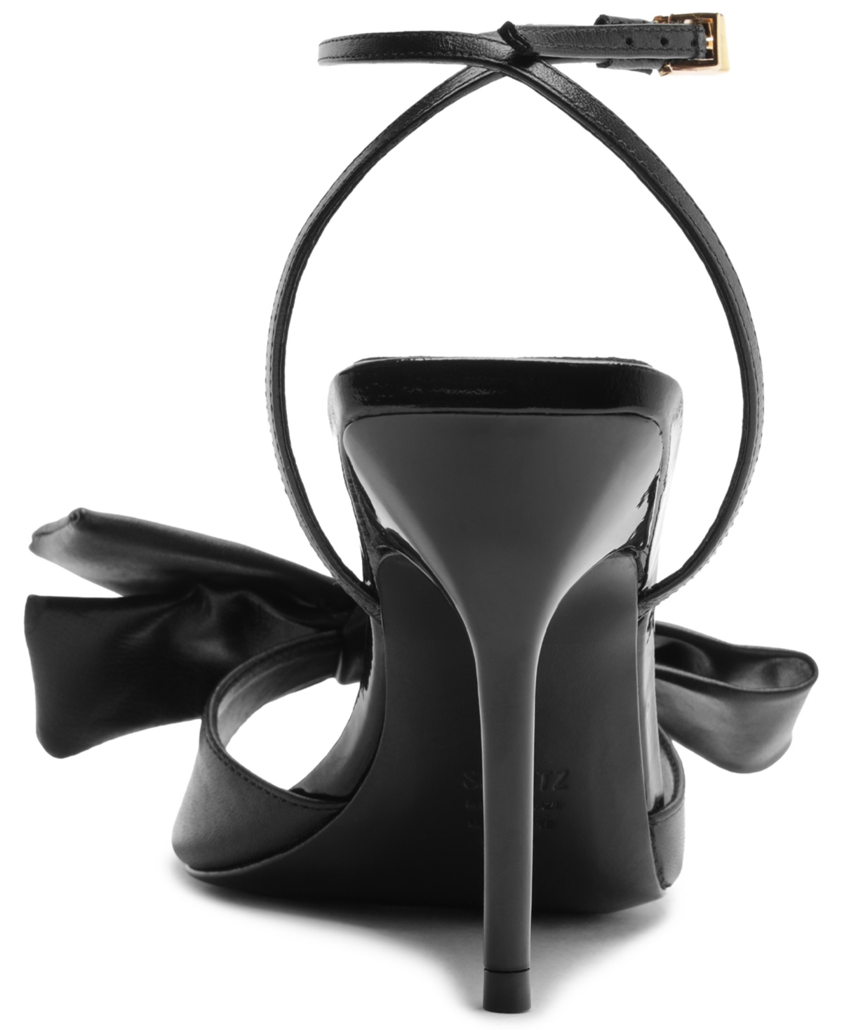 Schutz Women's Elodie Buckle Bow Pointed Toe Sandals