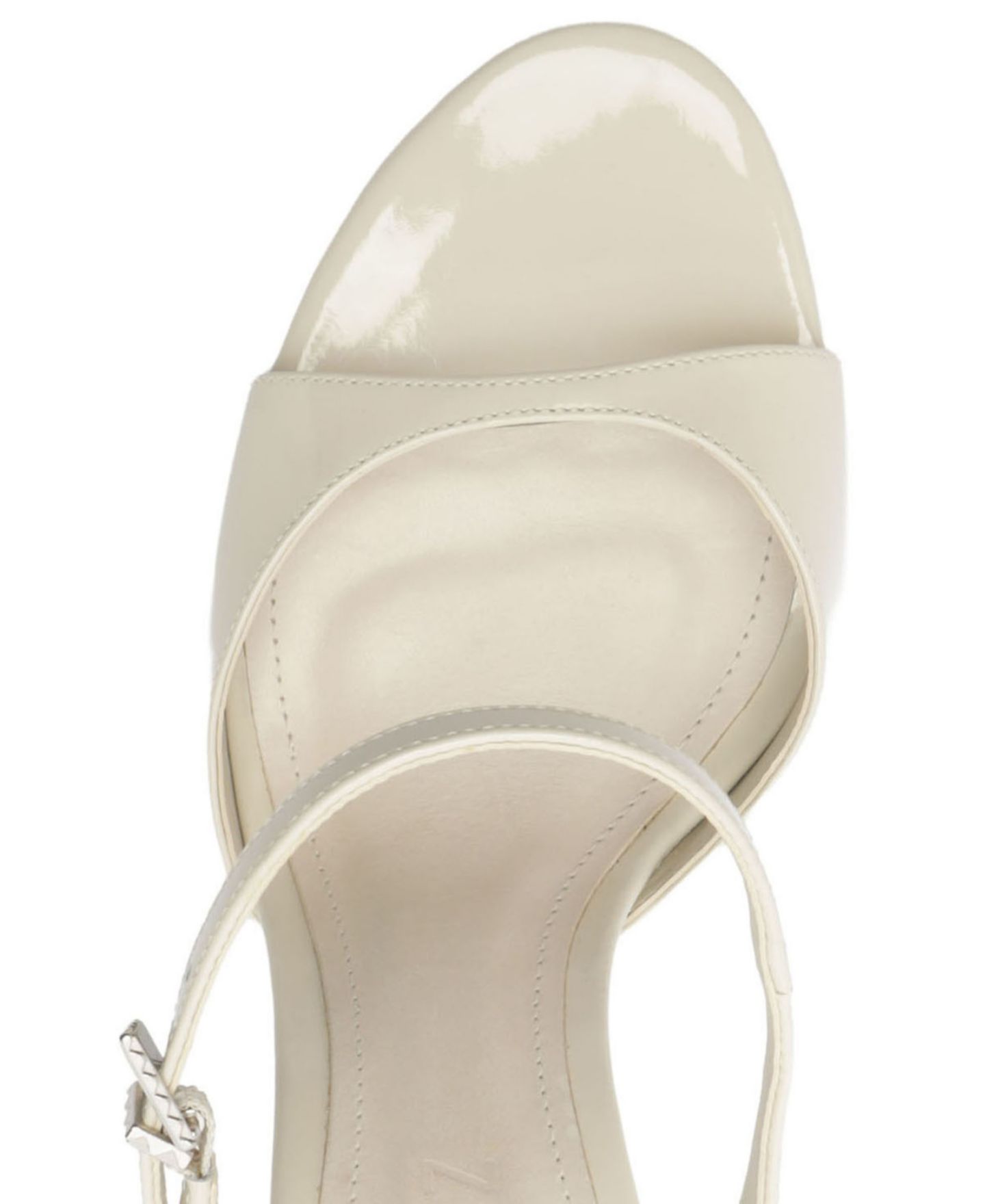Женские сандалии Schutz Lyra Buckle Slide Dress Sandals, цвет: Белый — фото 7