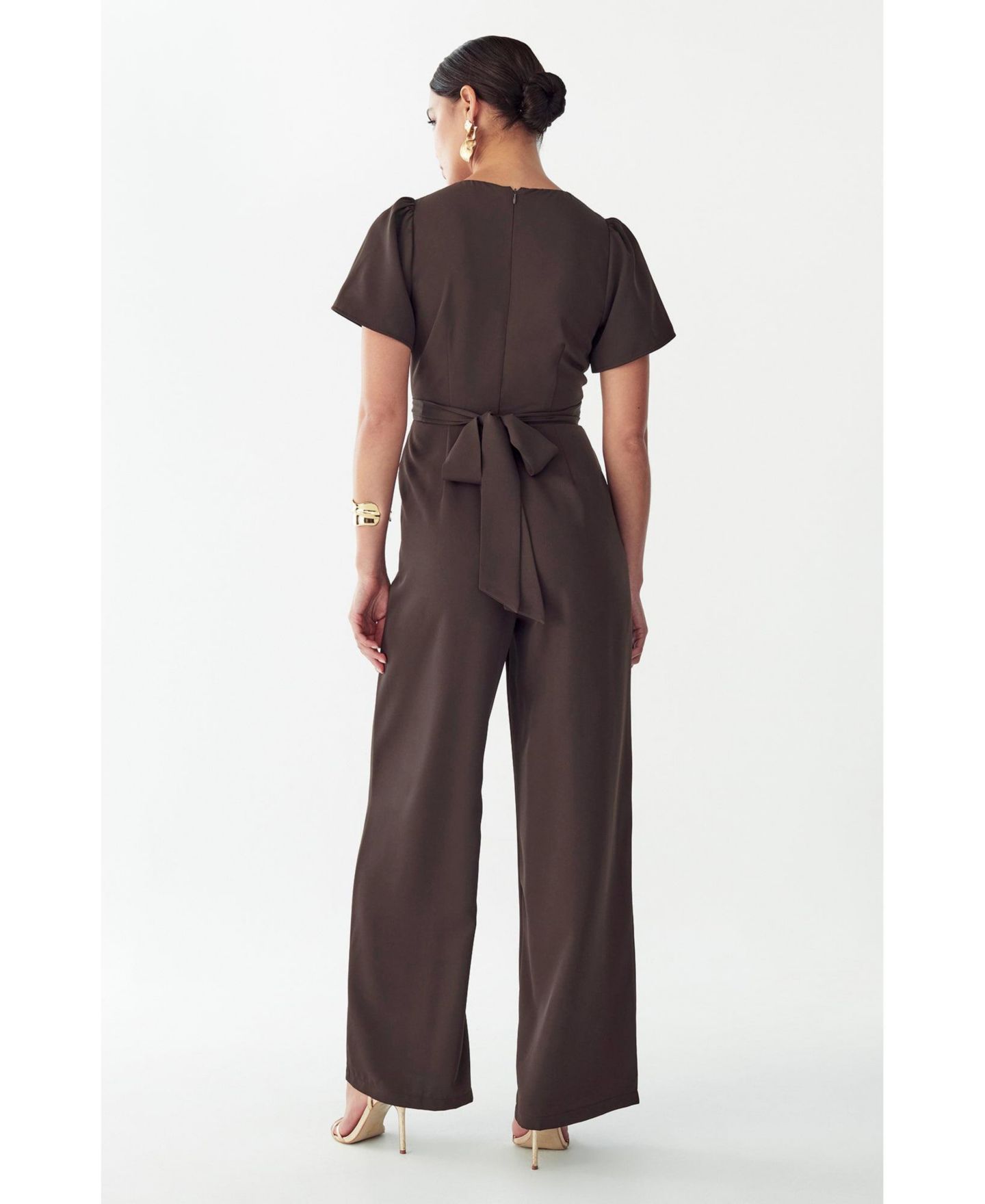 Женский комбинезон ST MRLO Mahra Jumpsuit, цвет: Шоколадный — фото 4