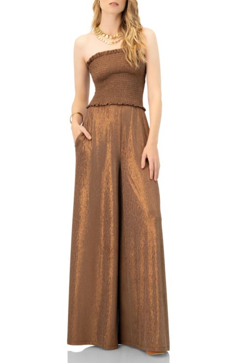 Женский комбинезон Ivonne Strapless Wide Leg Jumpsuit