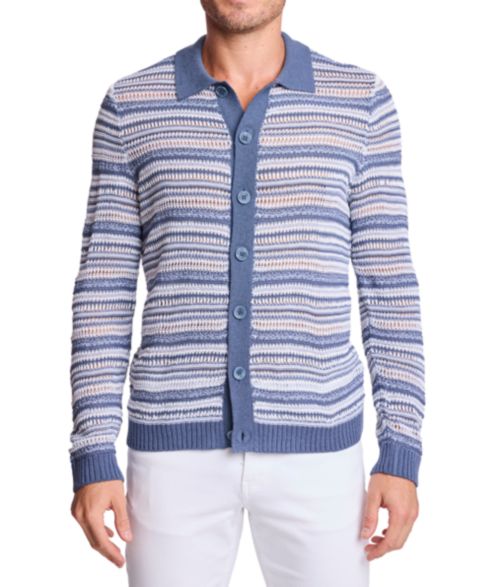 Мужская рубашка Paisley & Gray Full Placket Long-Sleeve, цвет: Minted Blues