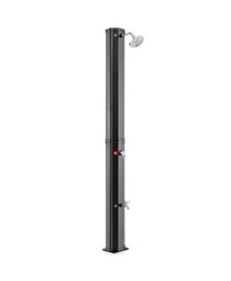 7.5 Feet Solar Heated Outdoor Shower with Shower Head, 15.9 Gallon Tank
