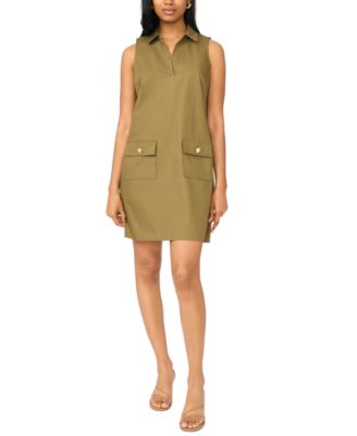 Women’s Sleeveless Utility Pocket Dress
