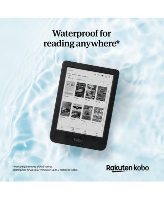 Kobo Clara BW | eReader | 6 inch Glare-Free Touchscreen with