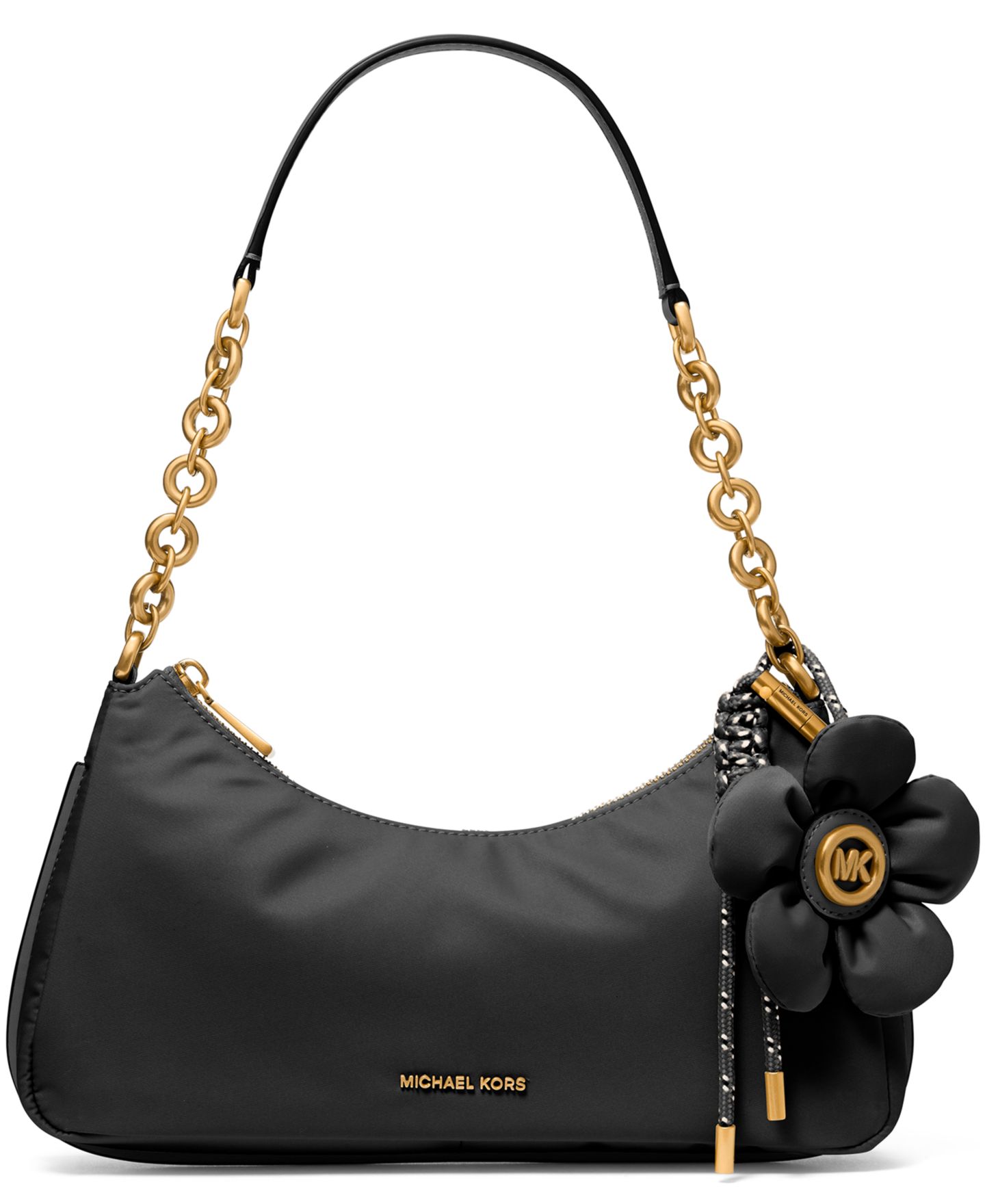 Женская сумка Michael Kors Nolita Medium Chain Pouchette Handbag, цвет: Чёрный — фото 1