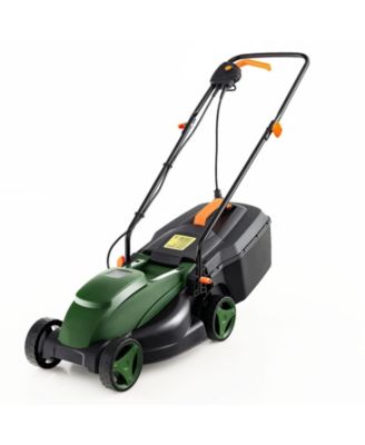 10 AMP 13 Inch Electric Corded Lawn Mower with Collection Box