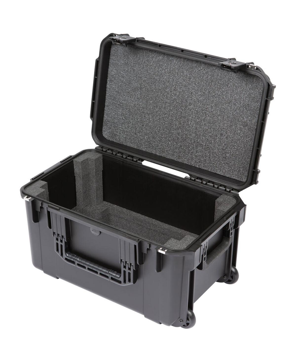 Skb iSeries 4RU Injection Molded Fly Rack Waterproof Wheeled Case, 9" Depth