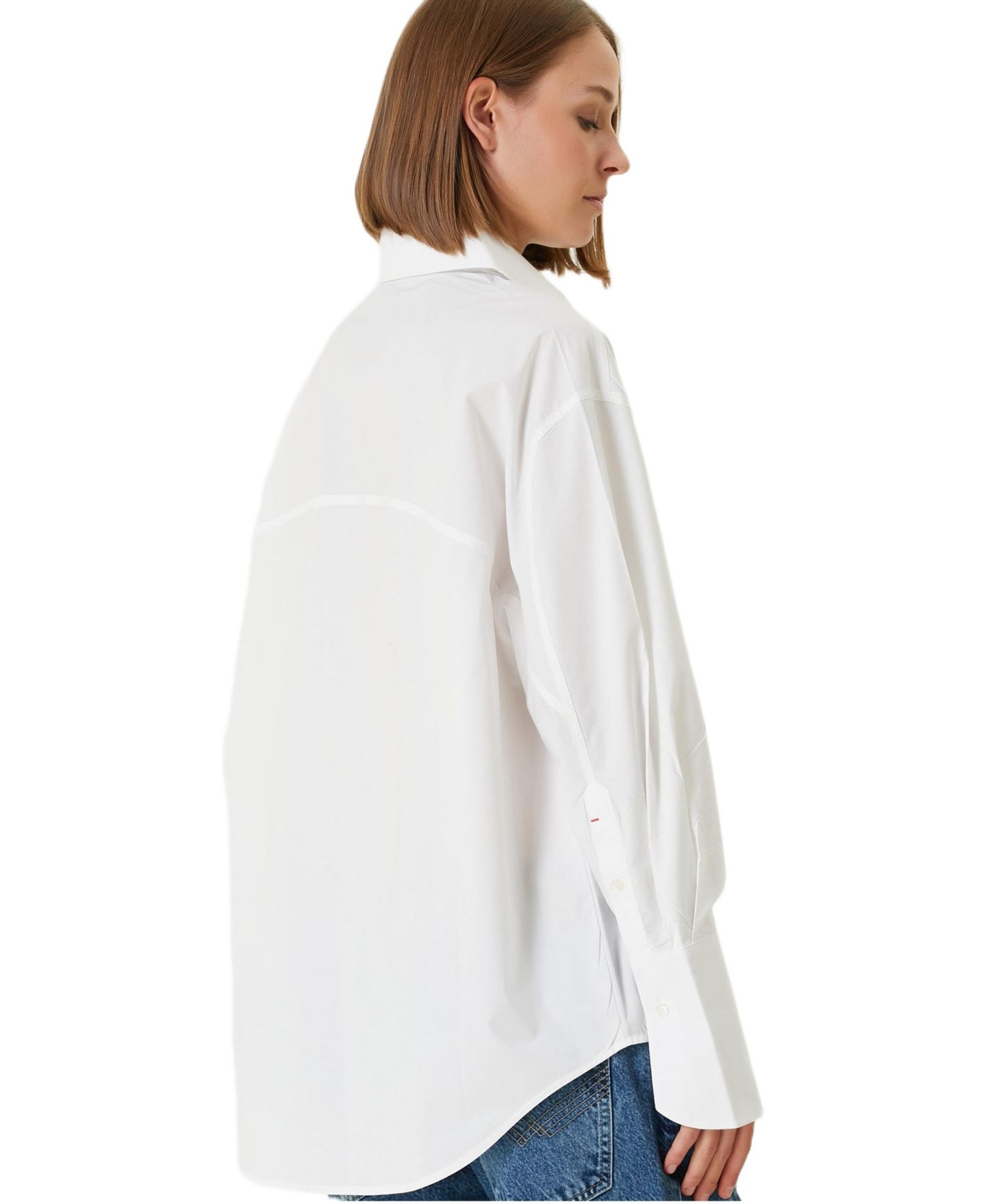 Женская рубашка PCFG Cotton Oversized, цвет: Белый — фото 2