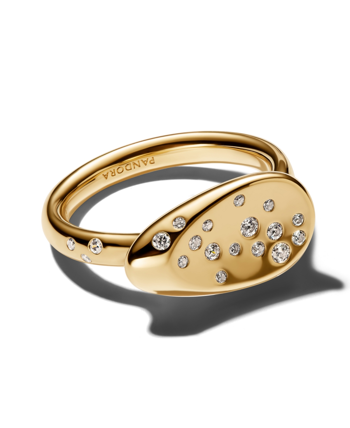 Pandora Stone-Set Oval Signet Ring